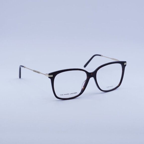 Marc Jacobs MARC 562 0086 00 Square Eyeglasses 54mm – Havana/Gold - Picture 5 of 11